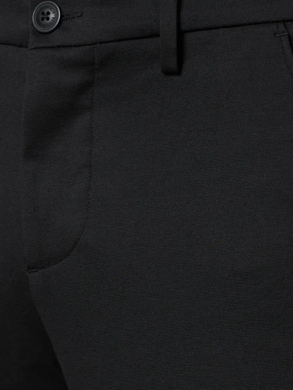 Being Human Clothing Men Cropped Fit Chino-Black