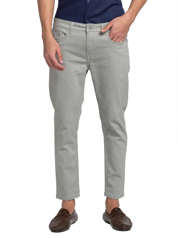 Being Human Men Cropped Fit Chino-Beige
