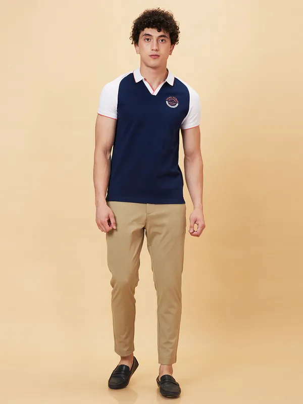 Being Human Clothing Men Cropped Fit Chino-Beige