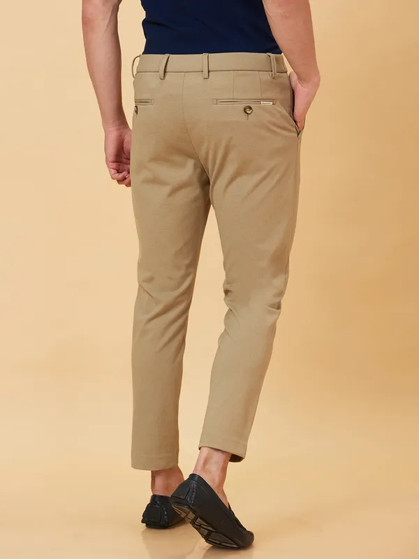 Being Human Clothing Men Cropped Fit Chino-Beige