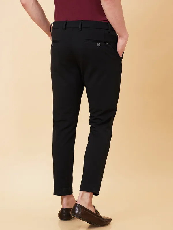 Being Human Clothing Men Cropped Fit Chino-Black