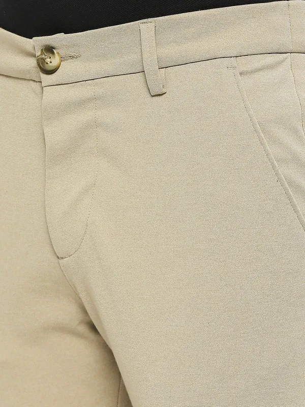 Being Human Clothing Men Cropped Fit Chino-Khaki