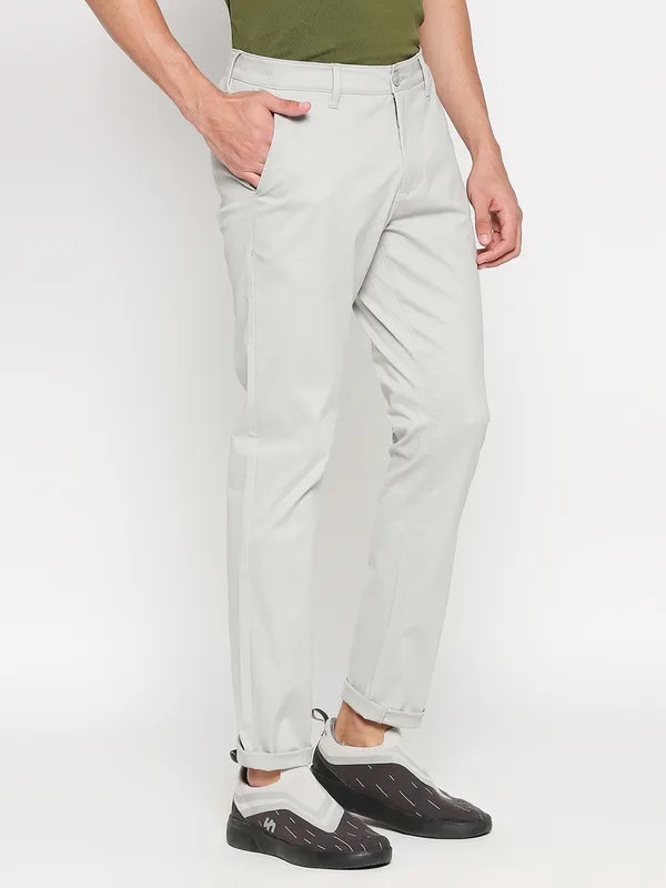 Being Human Men Slim Fit Chino-Stone