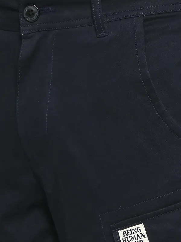 Being Human Men Slim Fit Chino-Navy