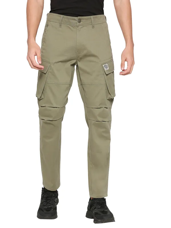 Being Human Men Slim Fit Chino-Olive
