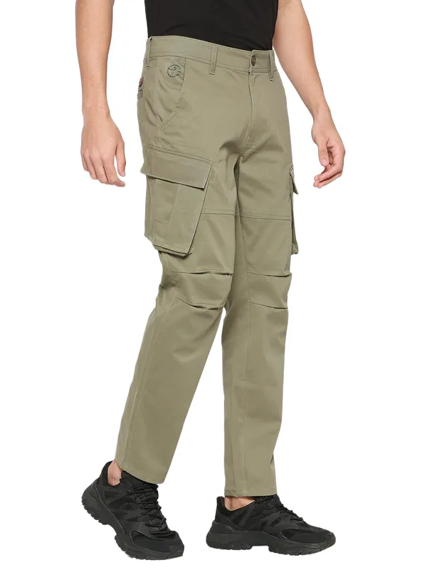 Being Human Men Slim Fit Chino-Olive