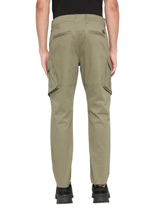Being Human Men Slim Fit Chino-Olive