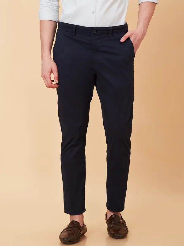 Being Human Men Slim  Fit Non Denim-Indigo