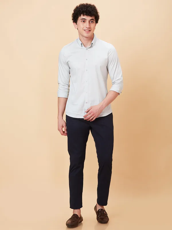 Being Human Men Slim  Fit Non Denim-Indigo