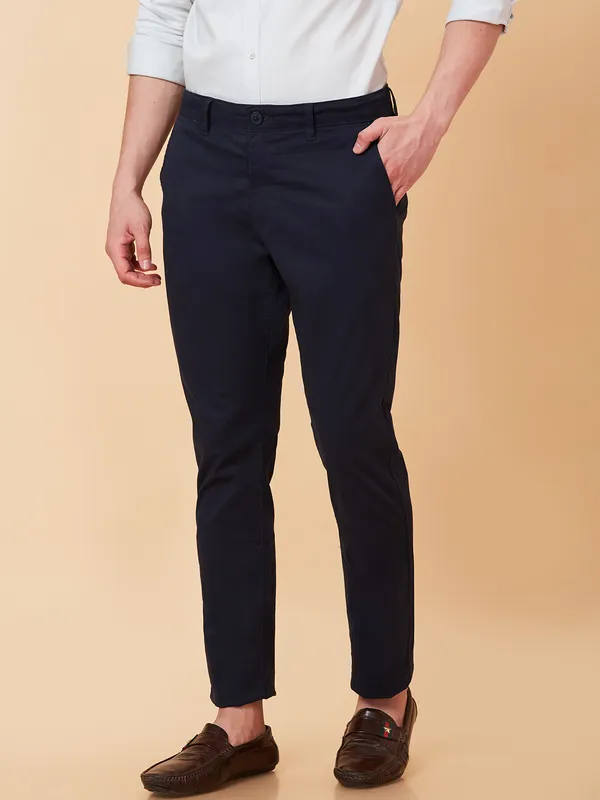 Being Human Men Slim  Fit Non Denim-Indigo