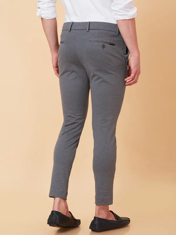 Being Human Clothing Men Cropped Fit Non Denim-Dk Grey