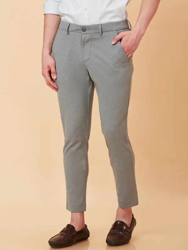 Being Human Clothing Men Cropped Fit Non Denim-Lt.Green