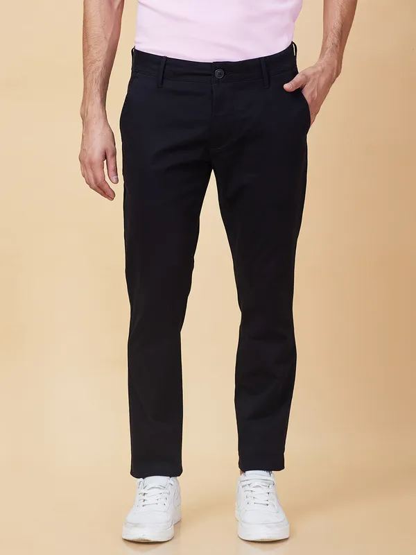 Being Human Mens-Bottom Chino Black