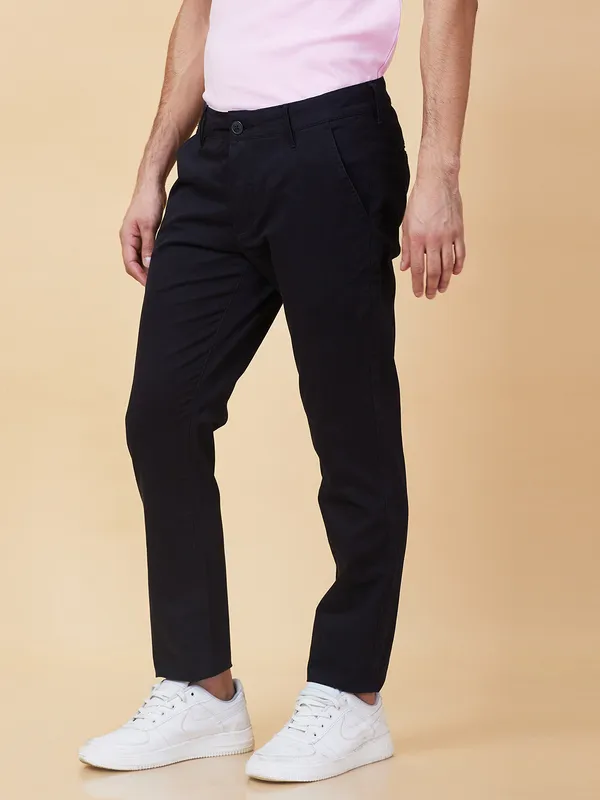Being Human Mens-Bottom Chino Black