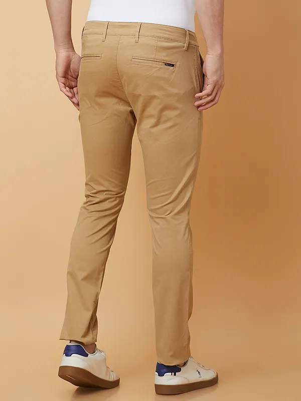 Being Human Mens-Bottom Chino Khaki