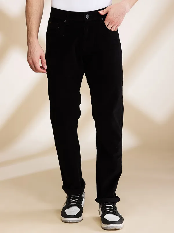 Being Human Clothing Mens-Bottom Denim Black