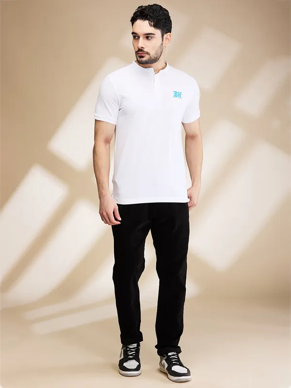 Being Human Clothing Mens-Bottom Denim Black