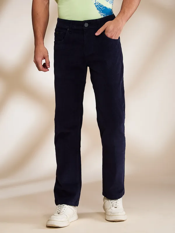 Being Human Clothing Mens-Bottom Denim Navy