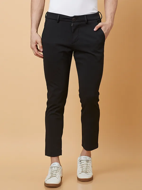 Being Human Clothing Mens-Bottom Chino Black