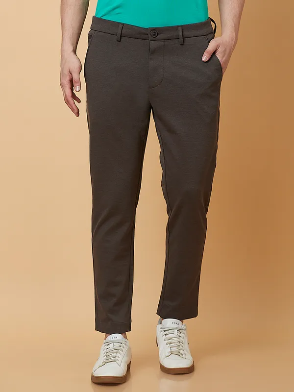 Being Human Clothing Mens-Bottom Chino Brown