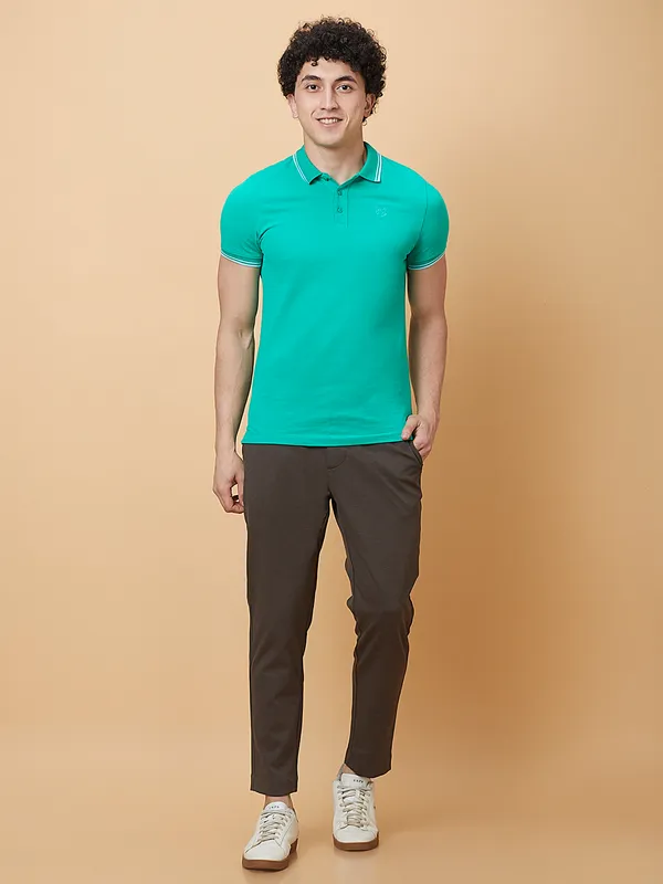 Being Human Clothing Mens-Bottom Chino Brown