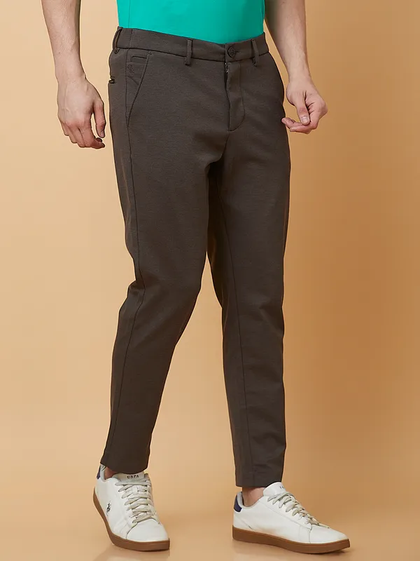 Being Human Clothing Mens-Bottom Chino Brown