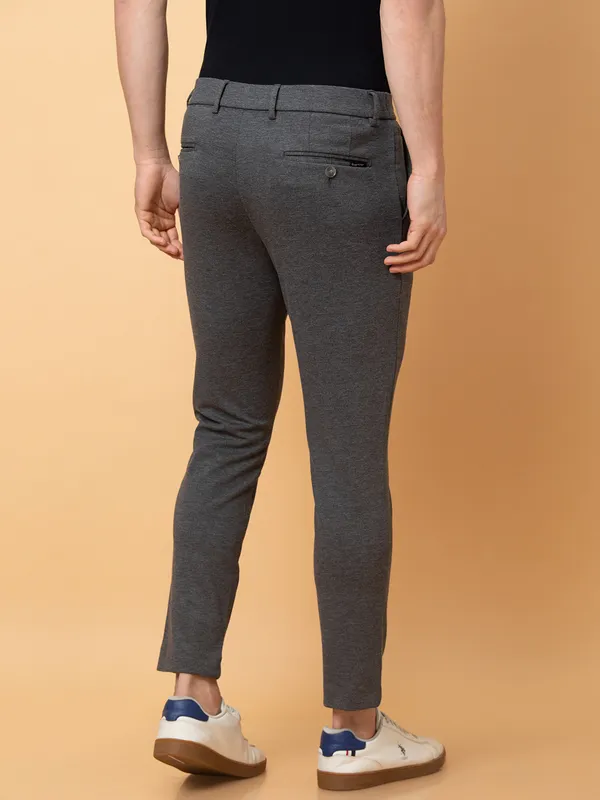 Being Human Clothing Mens-Bottom Chino Dk.Grey