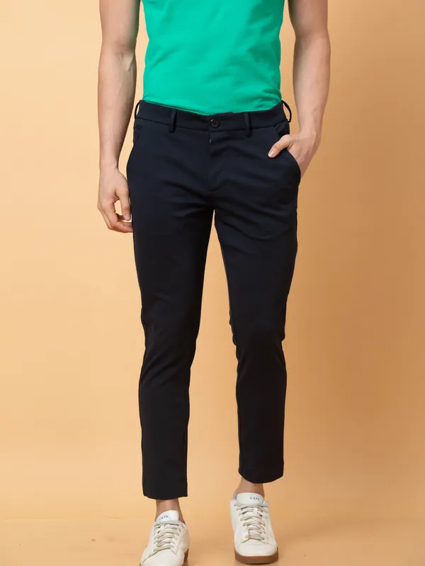 Being Human Clothing Mens-Bottom Chino Dk.Navy