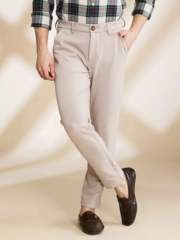 Being Human Clothing Mens-Bottom Chino Lt.Beige