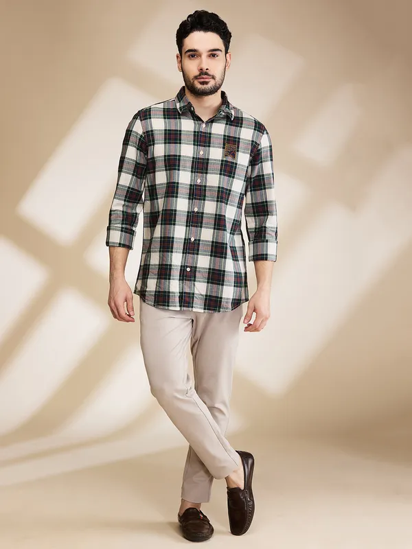 Being Human Clothing Mens-Bottom Chino Lt.Beige