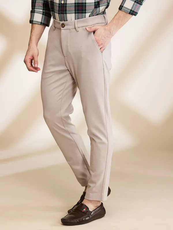 Being Human Clothing Mens-Bottom Chino Lt.Beige