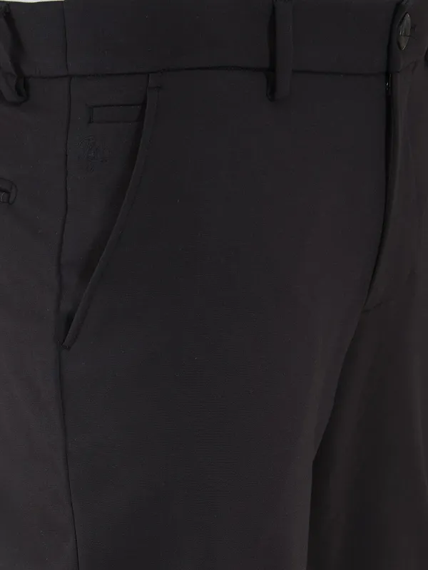 Being Human Clothing Men Black Solid Trouser