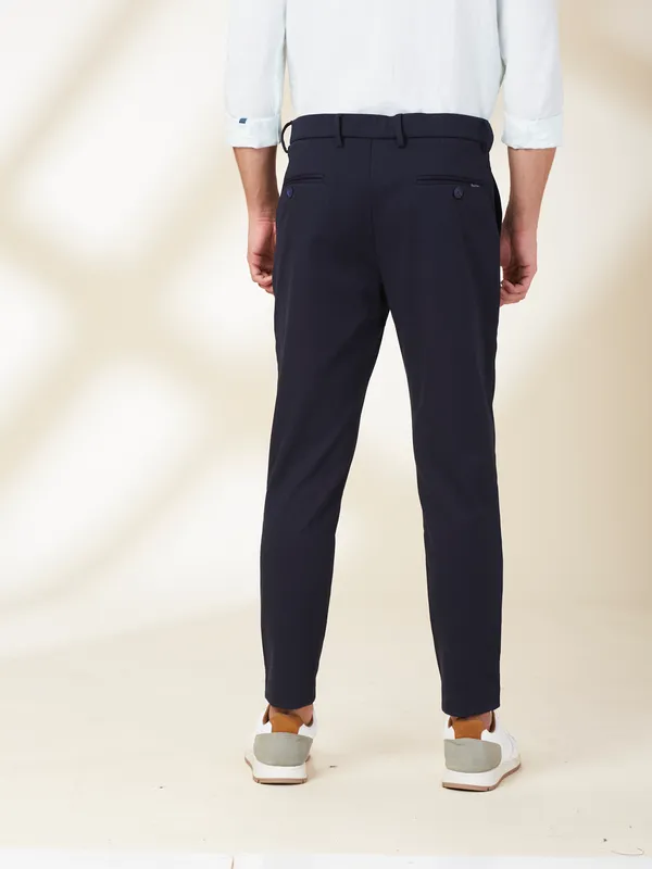Being Human Clothing Men Blue Solid Trouser
