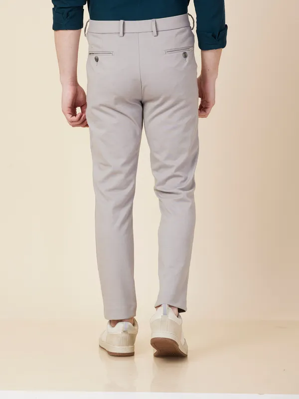 Being Human Clothing Men Grey Solid Trouser