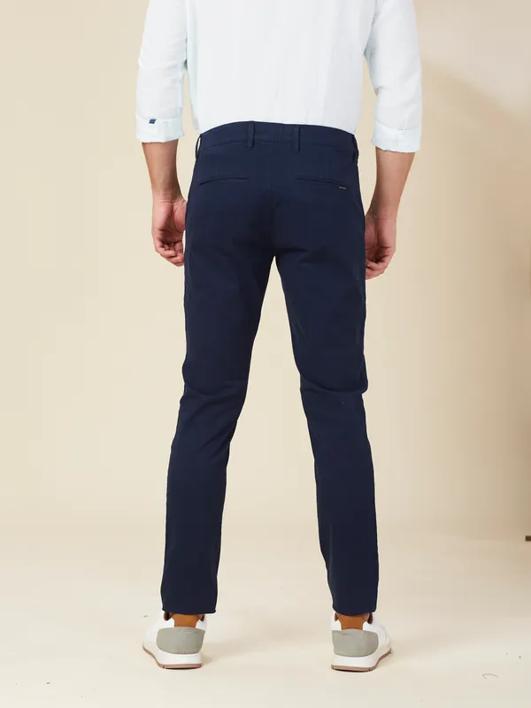 Being Human Men Blue Solid Trouser