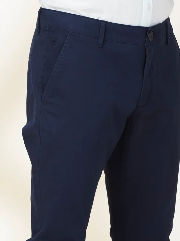 Being Human Men Blue Solid Trouser