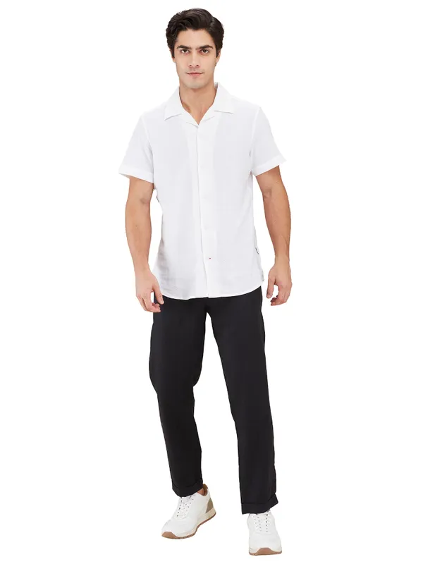 Being Human Clothing Men Black Solid Chino