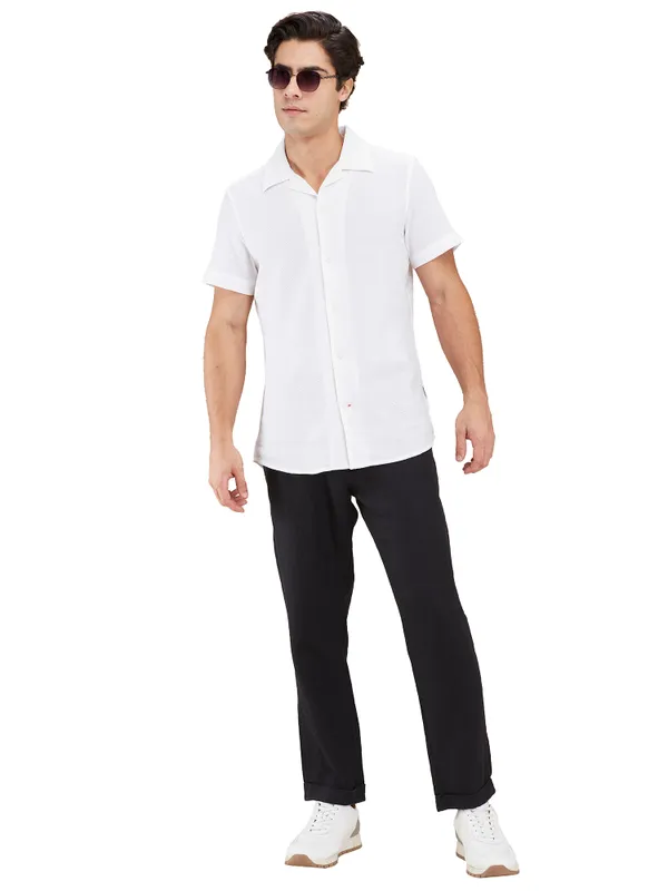 Being Human Clothing Men Black Solid Chino