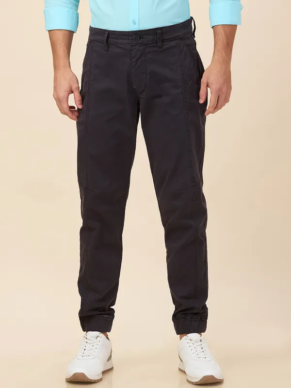 Being Human Clothing Men Grey Solid Jogger