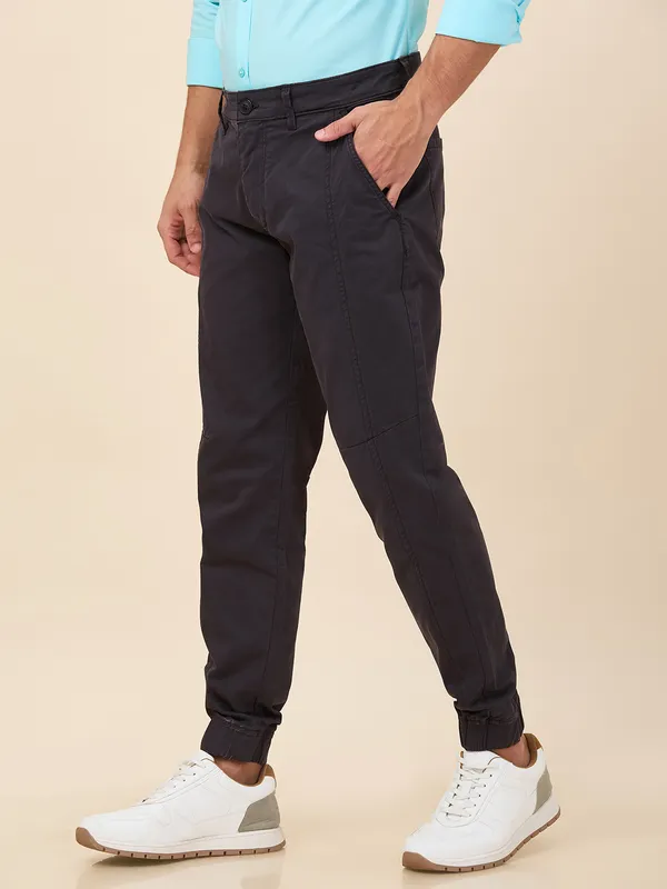 Being Human Clothing Men Grey Solid Jogger