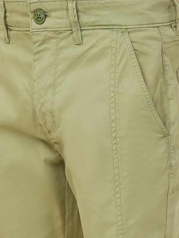 Being Human Clothing Men Green Solid Jogger