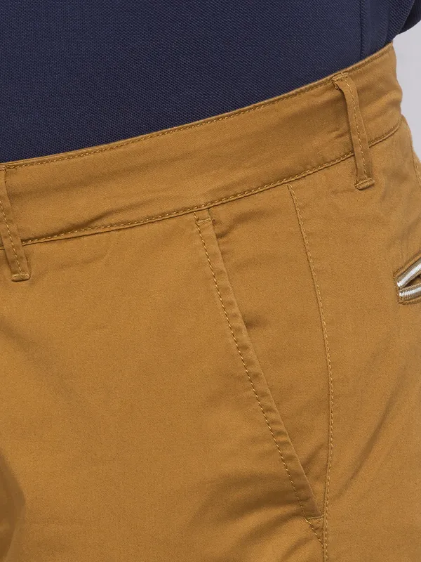 Being Human Men Regular Fit Chino-Tobacco