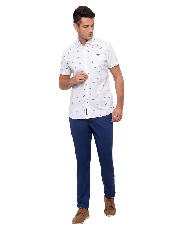 Being Human Clothing Men Regular Fit Chino-Dark Royal