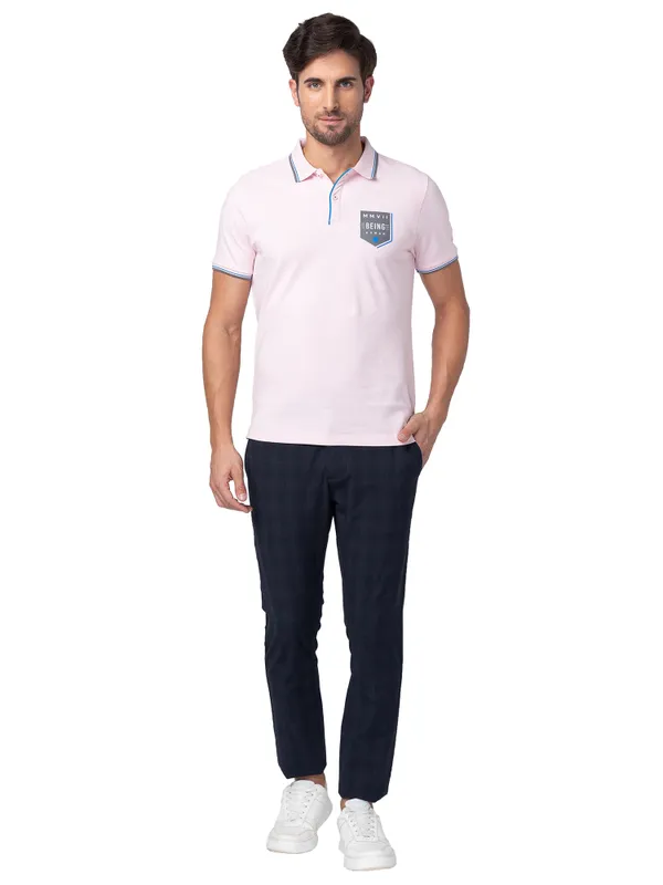 Being Human Clothing Men Slim Fit Chino-Navy
