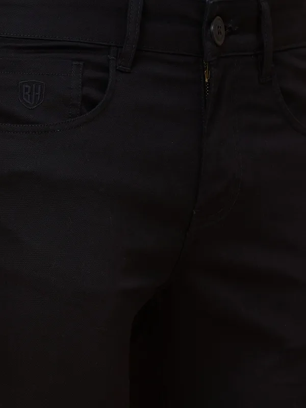 Being Human Clothing Men Cropped Fit Chino-Black