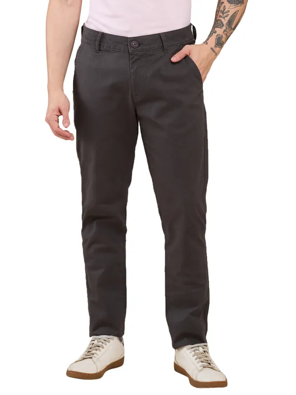 Being Human Clothing-Mens-Bottom-Chino Charcoal