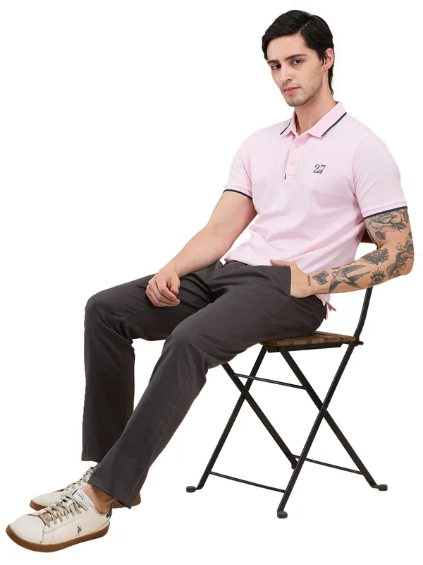 Being Human Clothing-Mens-Bottom-Chino Charcoal