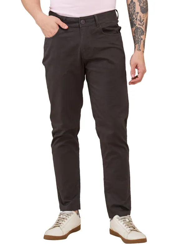 Being Human Clothing-Mens-Bottom-Chino Charcoal
