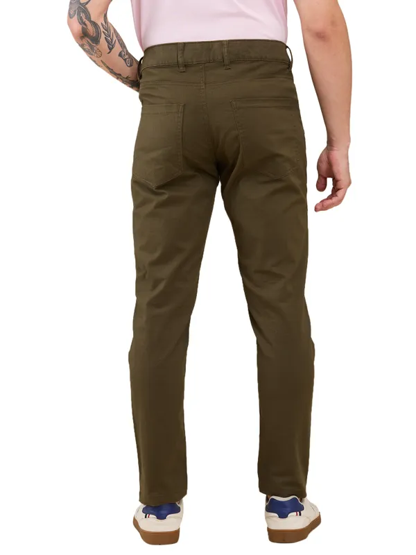 Being Human Clothing-Mens-Bottom-Chino Olive