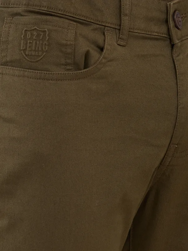 Being Human Clothing-Mens-Bottom-Chino Olive